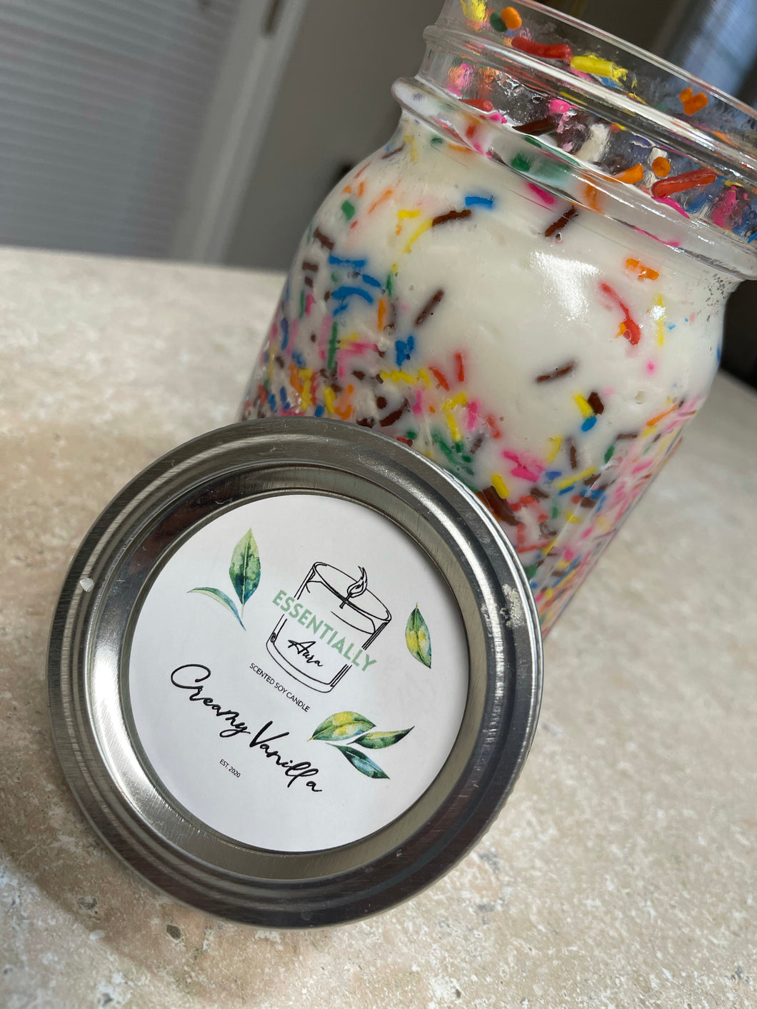 Birthday Cake Gourmet Candle